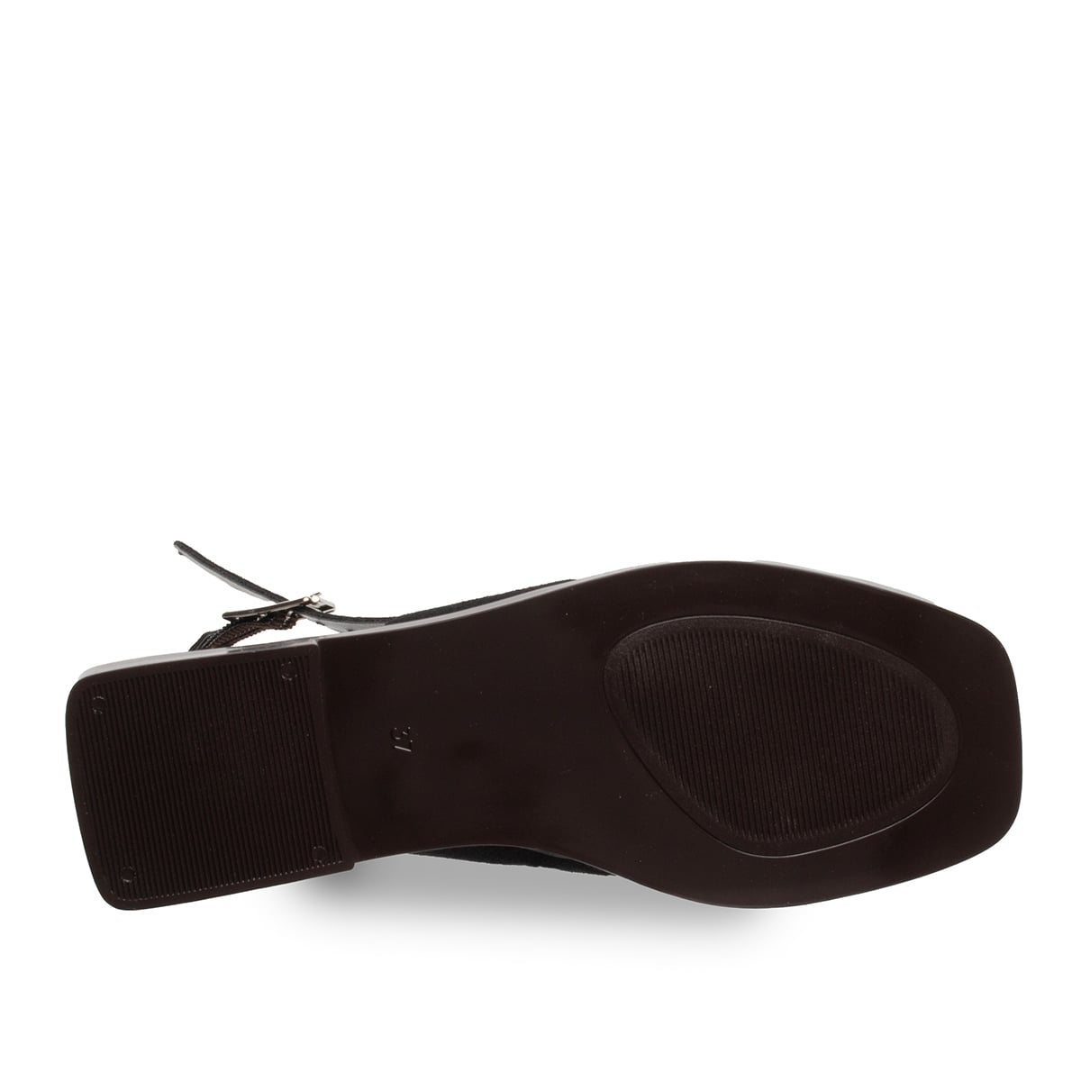 Troplu Günlük Sandalet – Siyah – Deri Tozu – Konfor Taban - Renk: Siyah - Fotoğraf 4 / 4