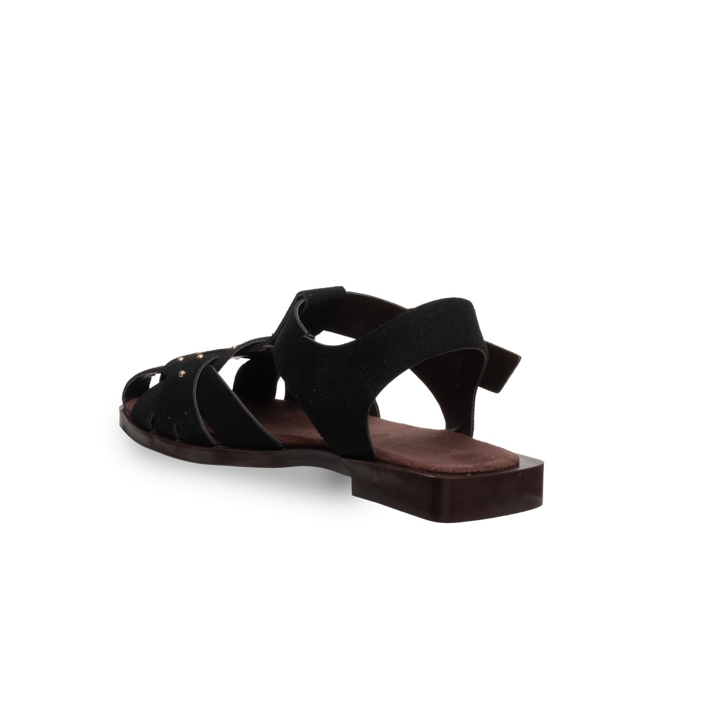 Düz Terlik – Siyah – Rahat Kalıp – Deri Tozu Kaplama – Konfor Taban - Renk: Siyah - Fotoğraf 3 / 4