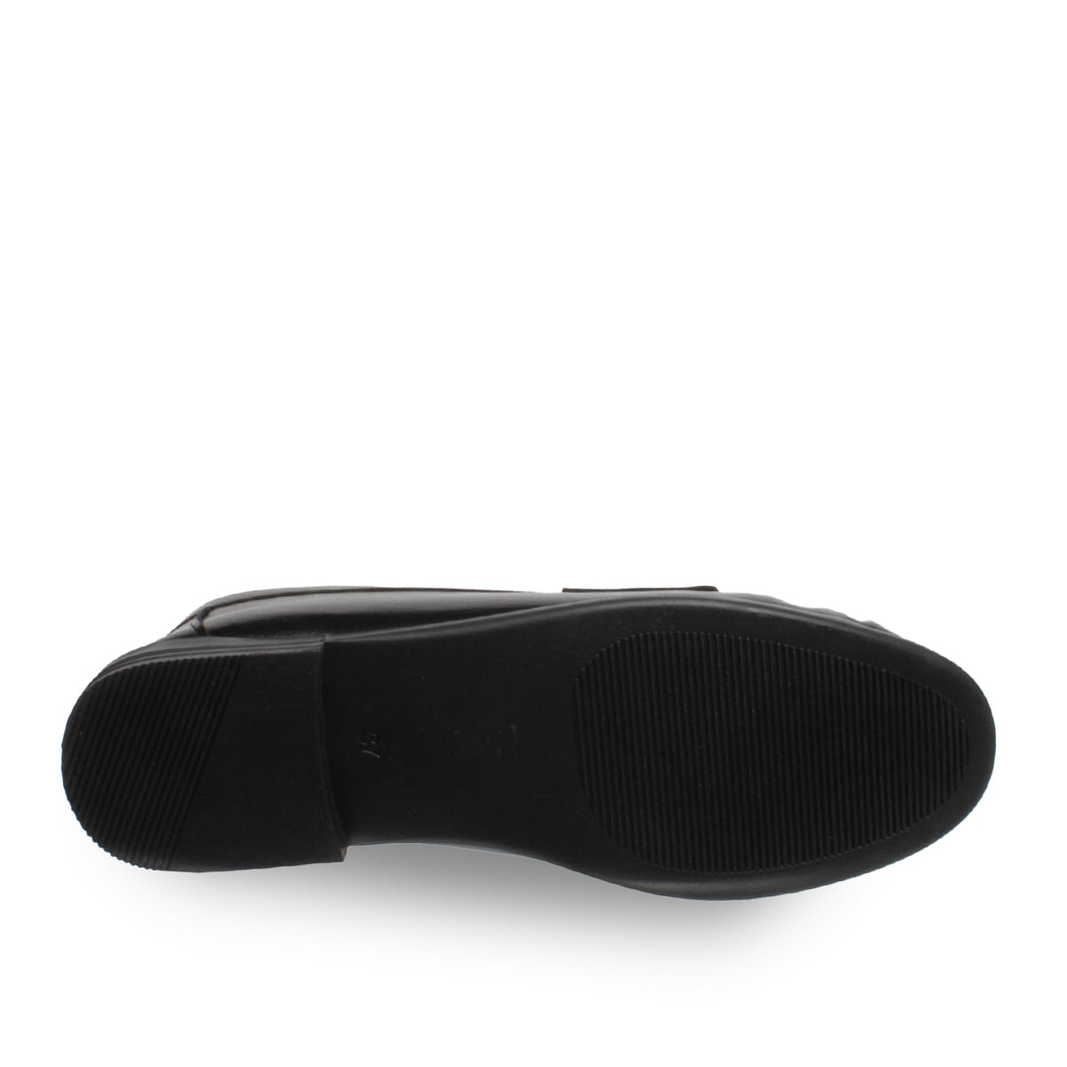 Siyah Kadın Loafer Ayakkabı Suni Deri – Günlük Rahat Tüm Sezon - Renk: Siyah - Fotoğraf 4 / 4