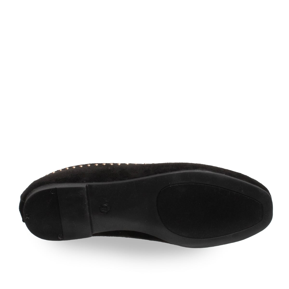 Siyah Kadın Troplu Babet Suni Deri – Rahat Düz Günlük Tüm Sezon - Renk: Siyah - Fotoğraf 4 / 4