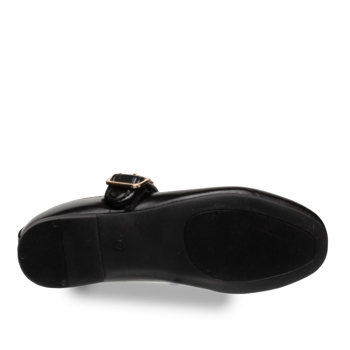 Siyah Kadın Babet Tokalı Model – Konforlu Suni Deri Günlük Ayakkabı - Renk: Siyah - Fotoğraf 4 / 4