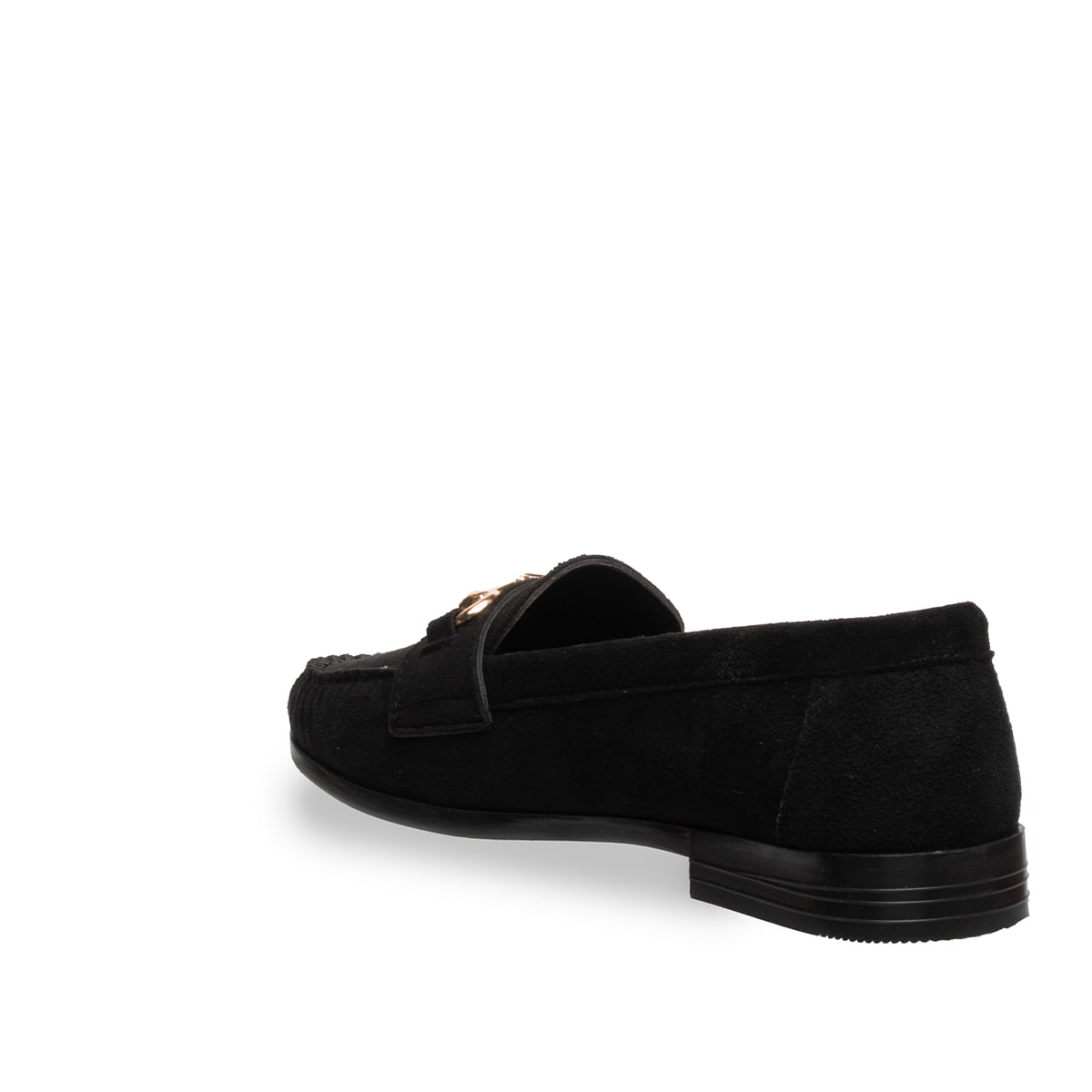 Kadın Siyah Loafer Ayakkabı Suni Deri – Hafif Taban Günlük Tüm Sezon - Renk: Siyah - Fotoğraf 3 / 4