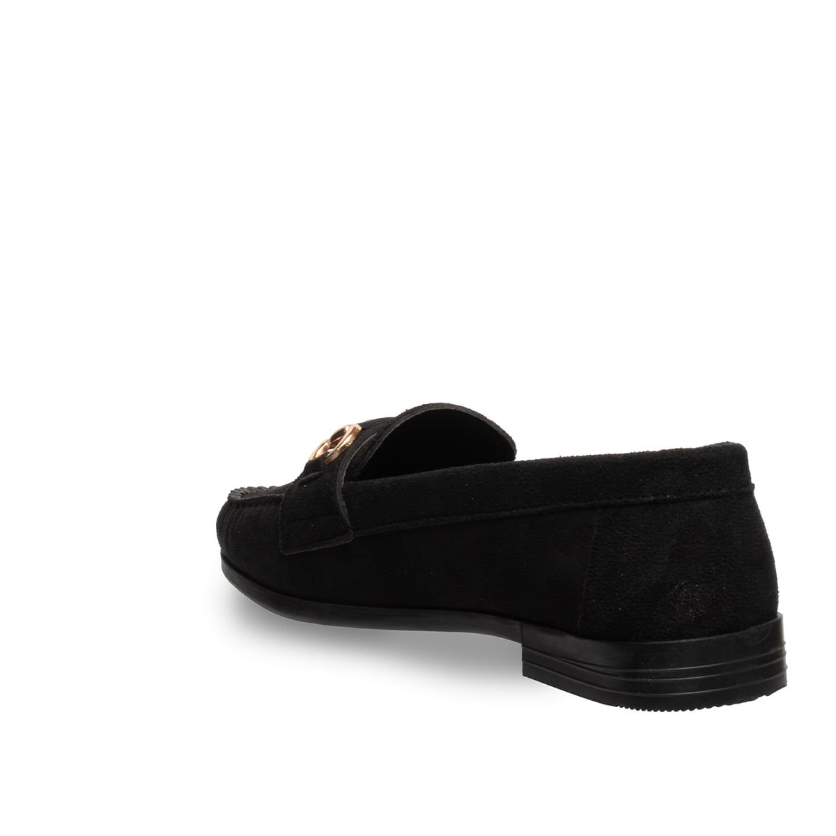 Kadın Siyah Loafer Ayakkabı – Suni Deri Günlük Konfor Tüm Sezon - Renk: Siyah - Fotoğraf 3 / 4