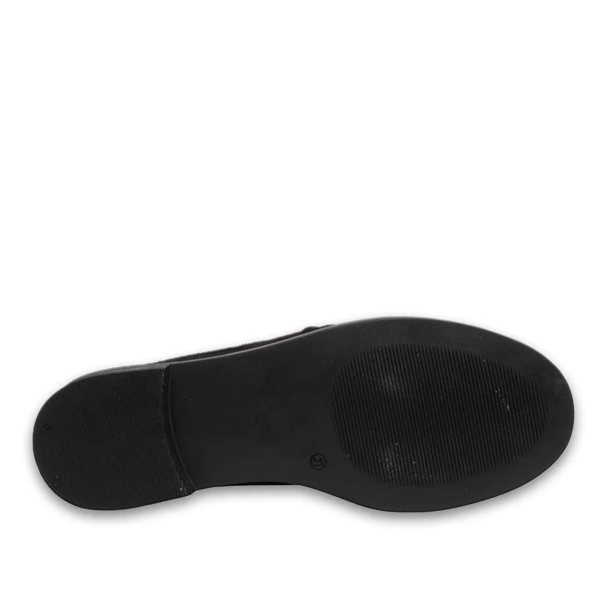 Toptan Süet Dokulu Yarı Terlik, Pratik Şıklık ve Günlük Konfor - Renk: Siyah - Fotoğraf 4 / 4