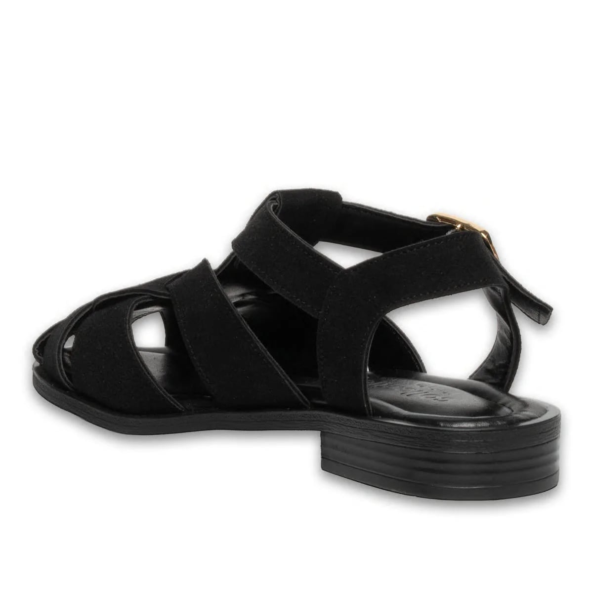 Siyah Düz Sandalet – Günlük & Plaj Kullanımına Uygun, Hafif ve Rahat - Renk: Siyah - Fotoğraf 3 / 4