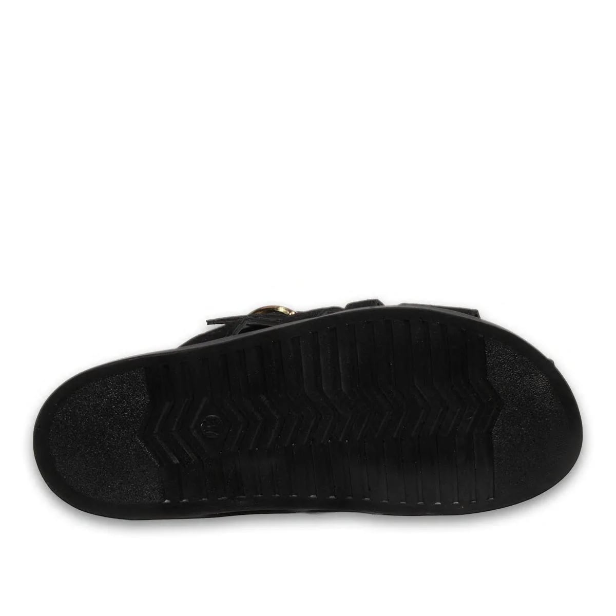 Siyah Suni Deri Kadın Düz Terlik – Minimal Şıklık, Dayanıklılık ve Gün Boyu Rahatlık - Renk: Siyah - Fotoğraf 4 / 4