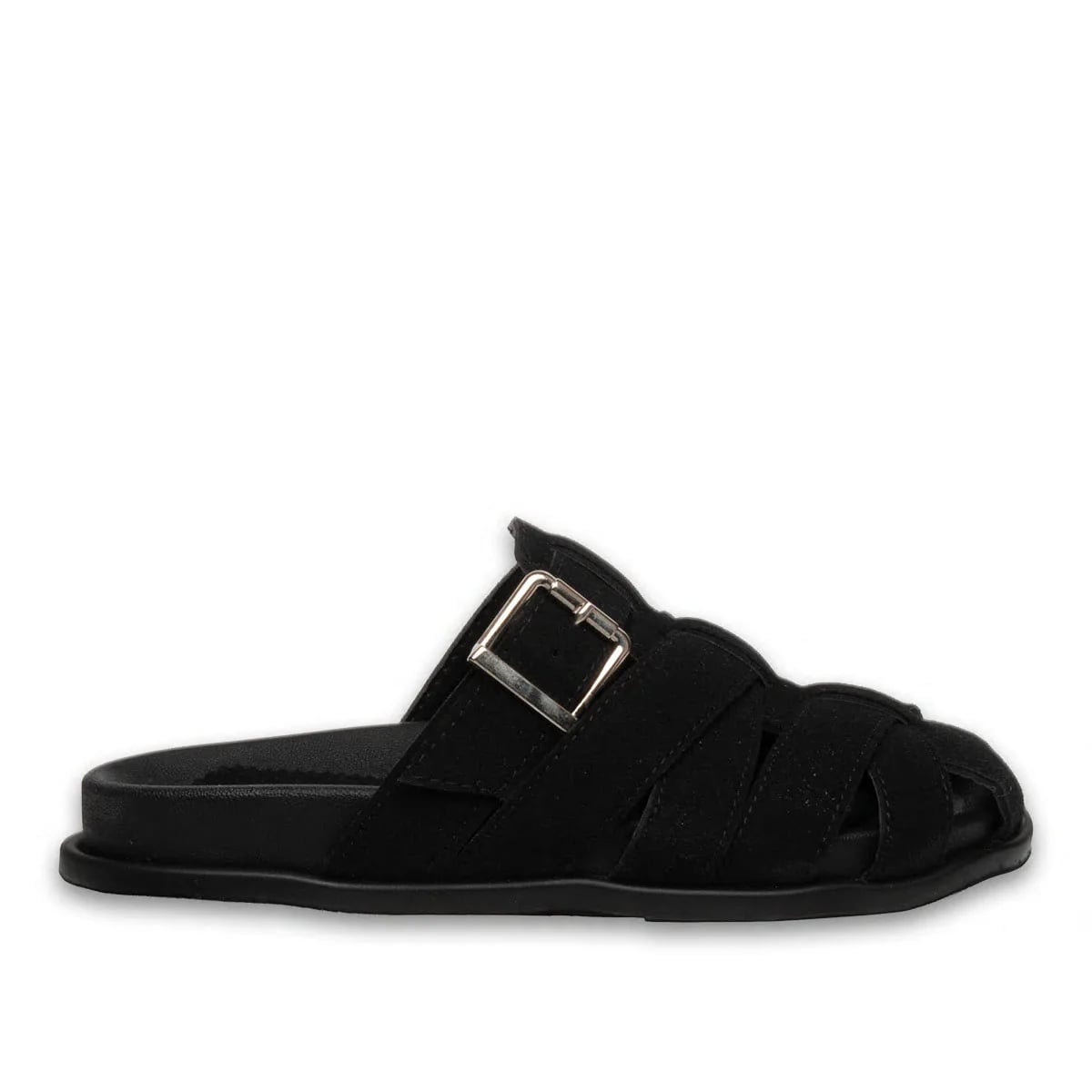 Siyah Düz Terlik – Moda, Trend Görünüm ve Günlük Konfor - Renk: Siyah - Fotoğraf 1 / 4