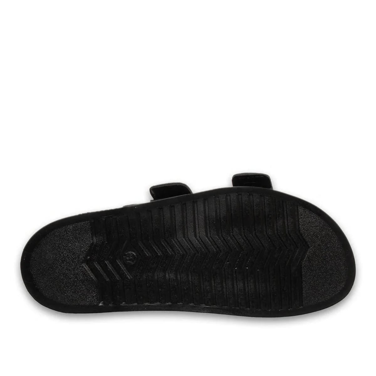 Siyah Düz Terlik – Süet Dokulu, Çift Kemerli, Günlük Şıklık ve Üst Düzey Konfor - Renk: Siyah - Fotoğraf 4 / 4