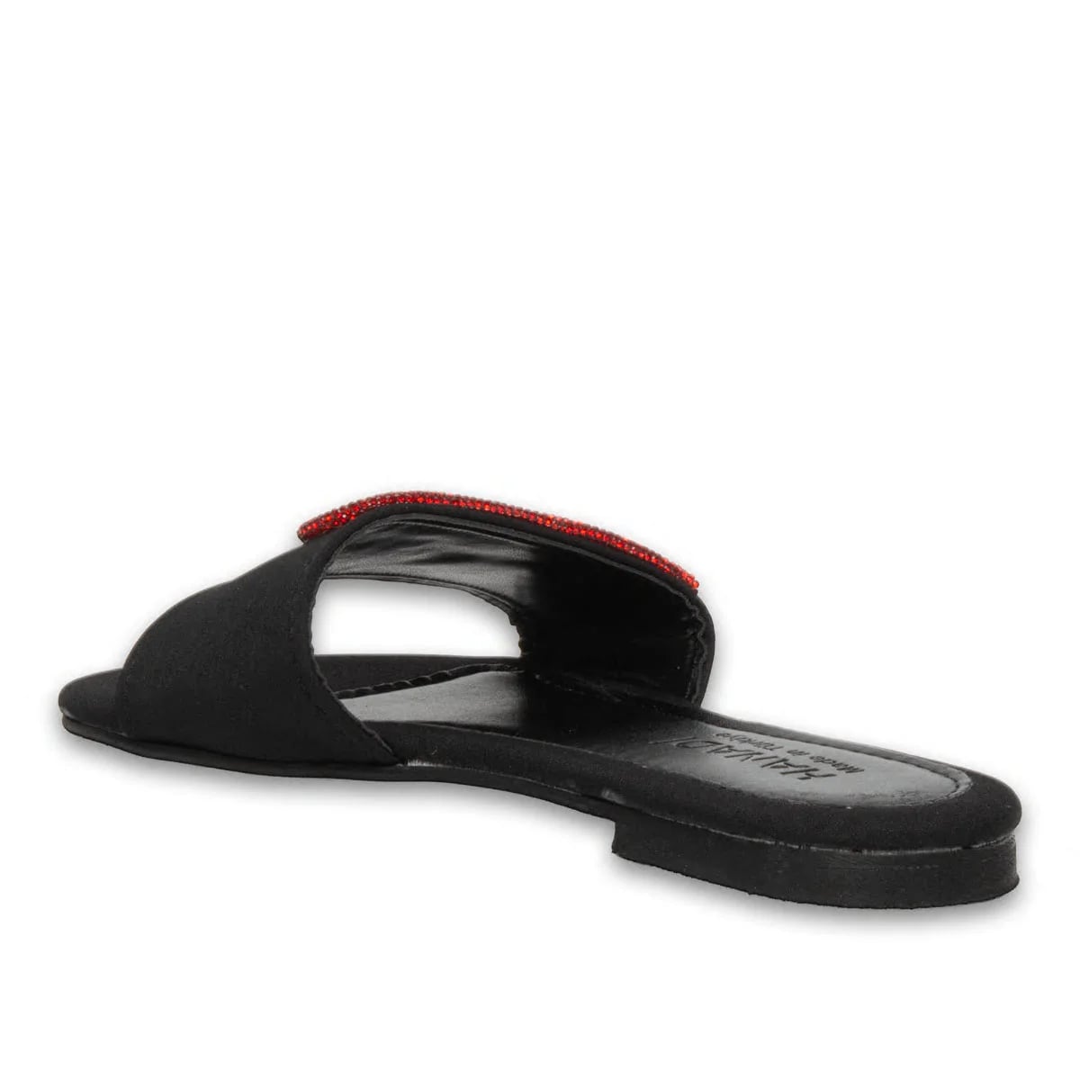 Toptan Siyah Kalpli Kadın Yazlık Düz Terlik - Renk: Siyah - Fotoğraf 3 / 3