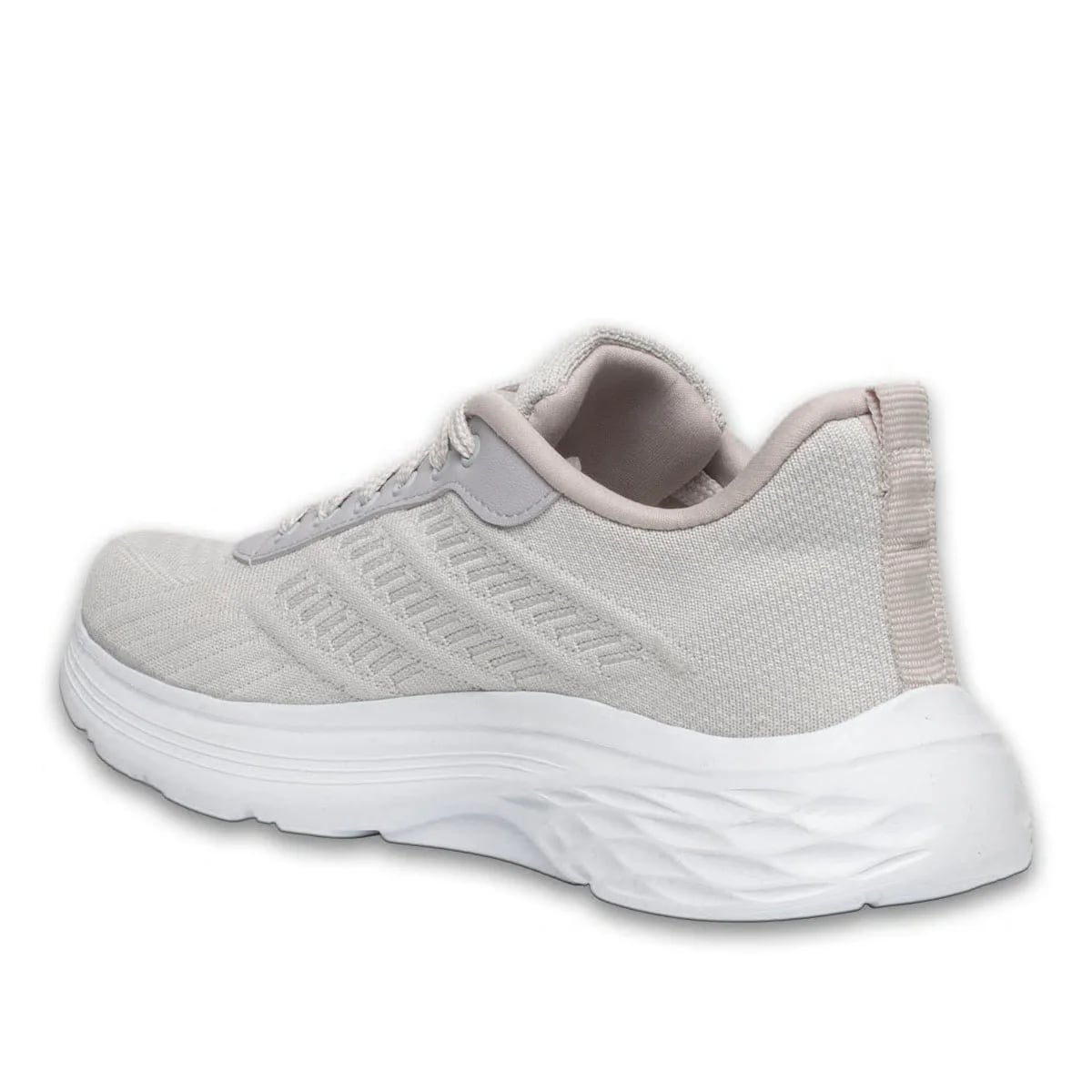 Gri Tekstil Bağcıklı Erkek Spor Sneaker | Toptan Satışa Uygun - Renk: Gri - Fotoğraf 3 / 4