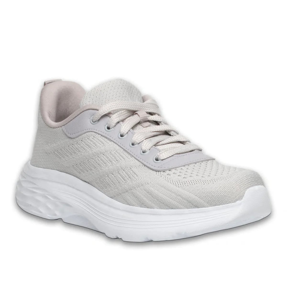 Gri Tekstil Bağcıklı Erkek Spor Sneaker | Toptan Satışa Uygun - Renk: Gri - Fotoğraf 2 / 4