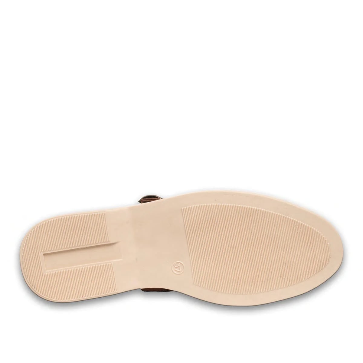 Taba Kadın Loafer – Bilekten Bağlamalı |Renk Seçenekli - Renk: Taba - Fotoğraf 4 / 4