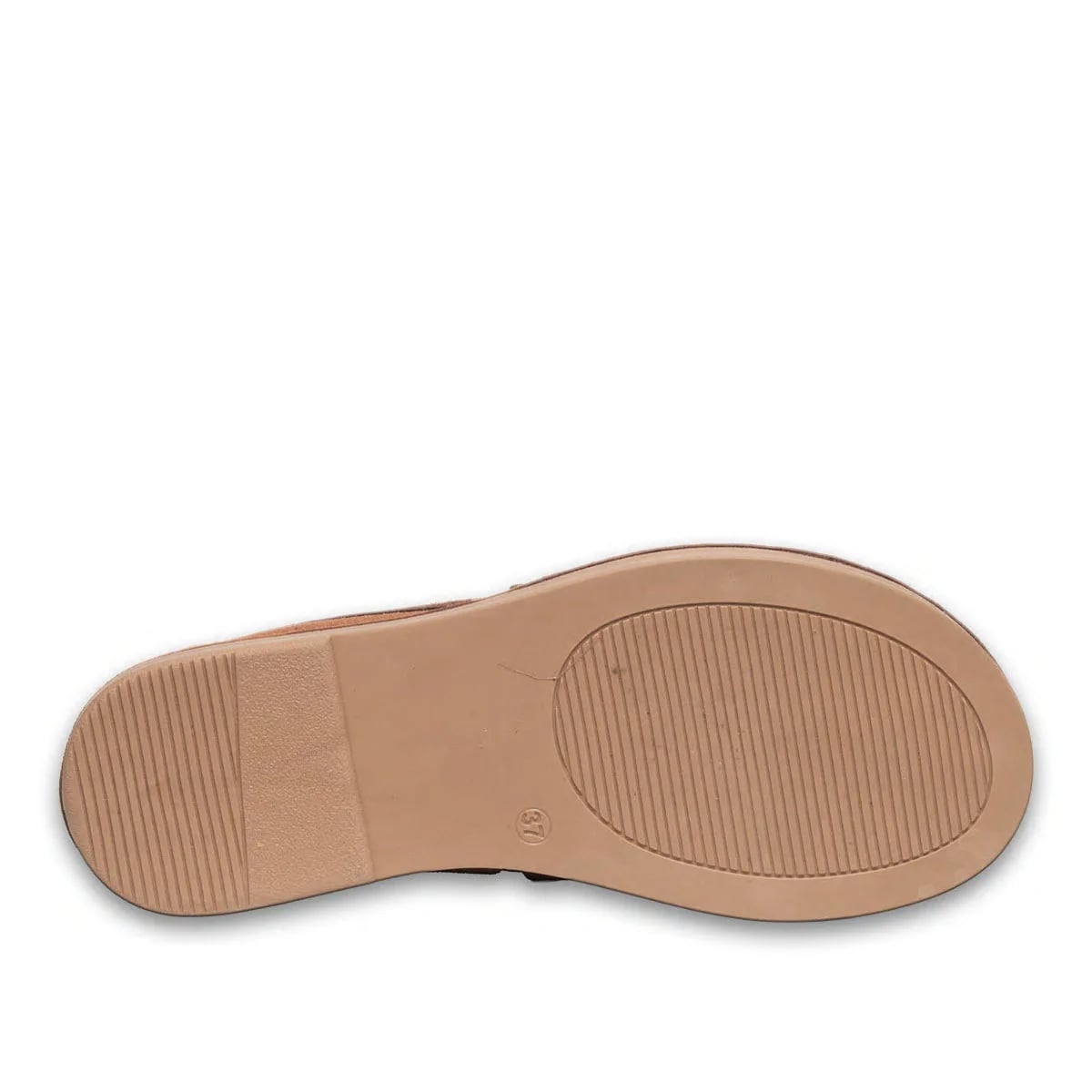 Kahve Süet Görünümlü Kadın Loafer – Boncuk & Taş Aksesuarlı, Termo Taban | Toptan & Çoklu Renk - Renk: Kahve - Fotoğraf 4 / 4