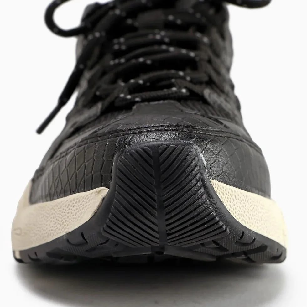 Kadın Spor Sneaker Siyah – Bağcıklı Üst Kalite Sneaker Modeli – Toptan - Renk: Siyah - Fotoğraf 5 / 7