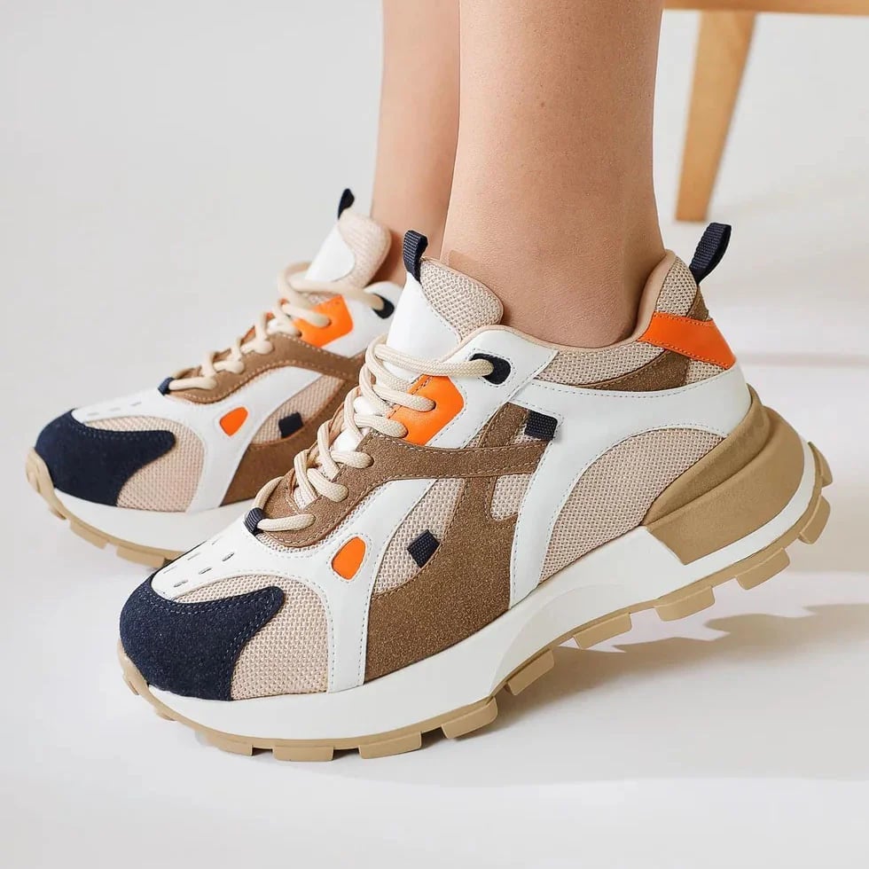 Bağcıklı Laci Kadın Spor Sneaker – Çok Renkli – Rahat Günlük Üst Kalite Model – Toptan - Renk: Laci - Fotoğraf 1 / 3