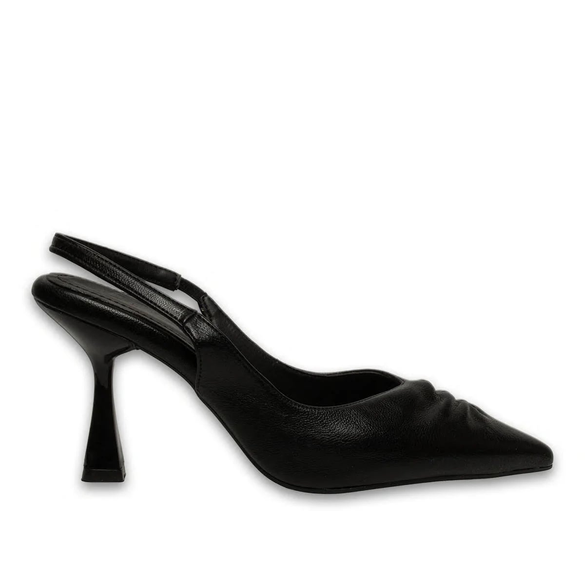 Siyah Kadın Stiletto – Zarif ve Şık Topuklu Model – Toptan - Renk: Siyah - Fotoğraf 1 / 4
