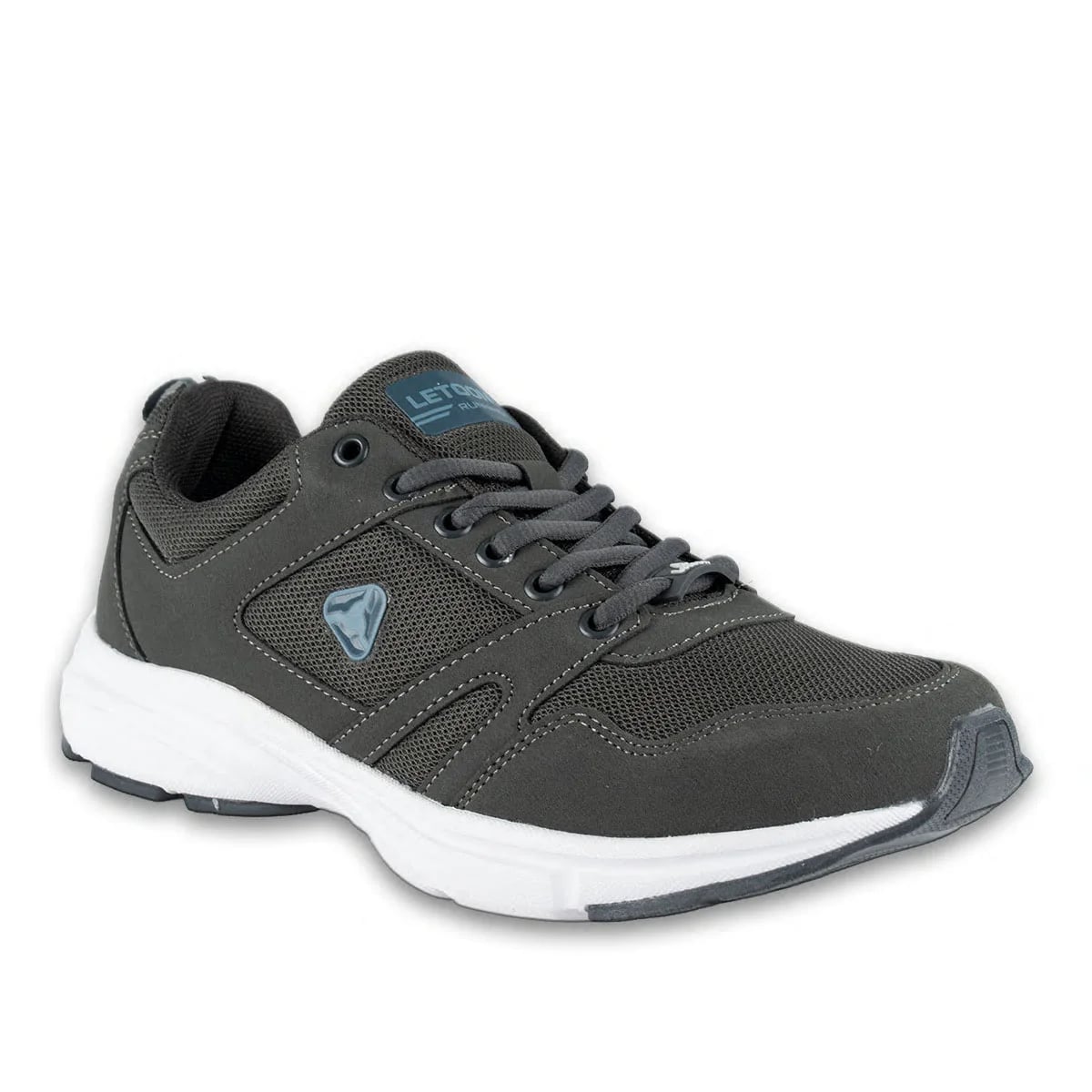 Letoon Füme Spor Sneaker – Günlük Kullanıma Uygun Rahat ve Modern Toptan Model - Renk: Füme - Fotoğraf 2 / 4