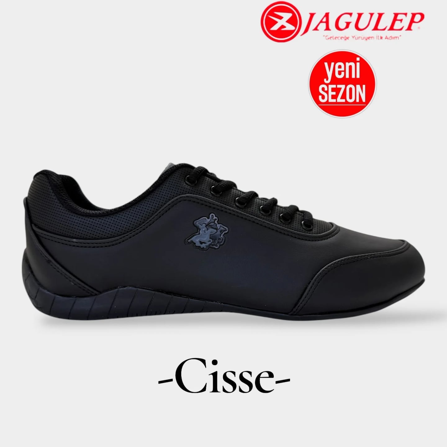 Erkek Spor Sneaker Siyah - Kauçuk Taban Rahat Günlük Model - TOPTAN Ürün - Renk: Siyah - Fotoğraf 1 / 1