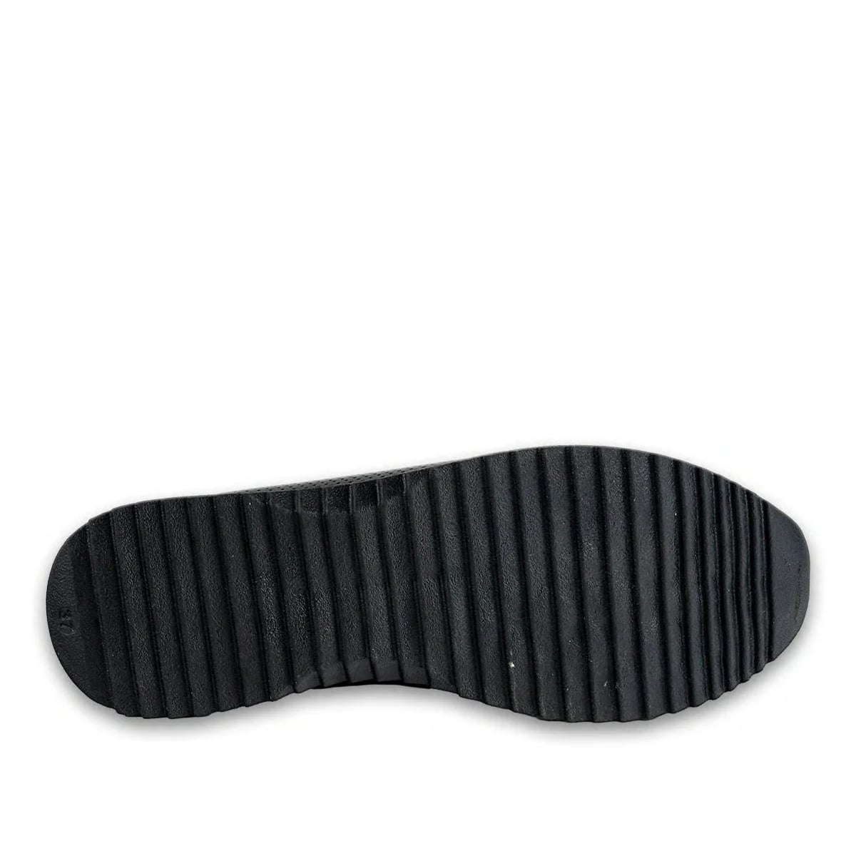Toptan Siyah Kadın Spor Sneaker Orta Yaş Günlük Kullanım Rahat Model - Renk: Siyah - Fotoğraf 4 / 4