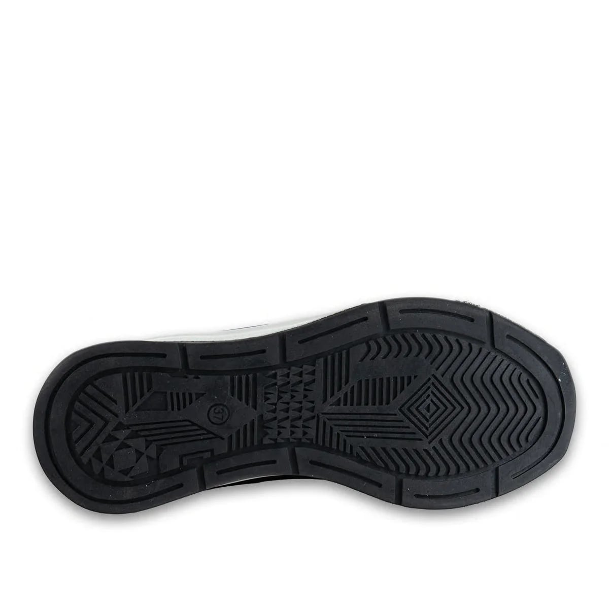 Kadın Spor Sneaker Siyah Triko – Özel Sünger Destekli, Termo Tabanlı Rahat ve Hafif Model - Renk: Siyah - Fotoğraf 4 / 5
