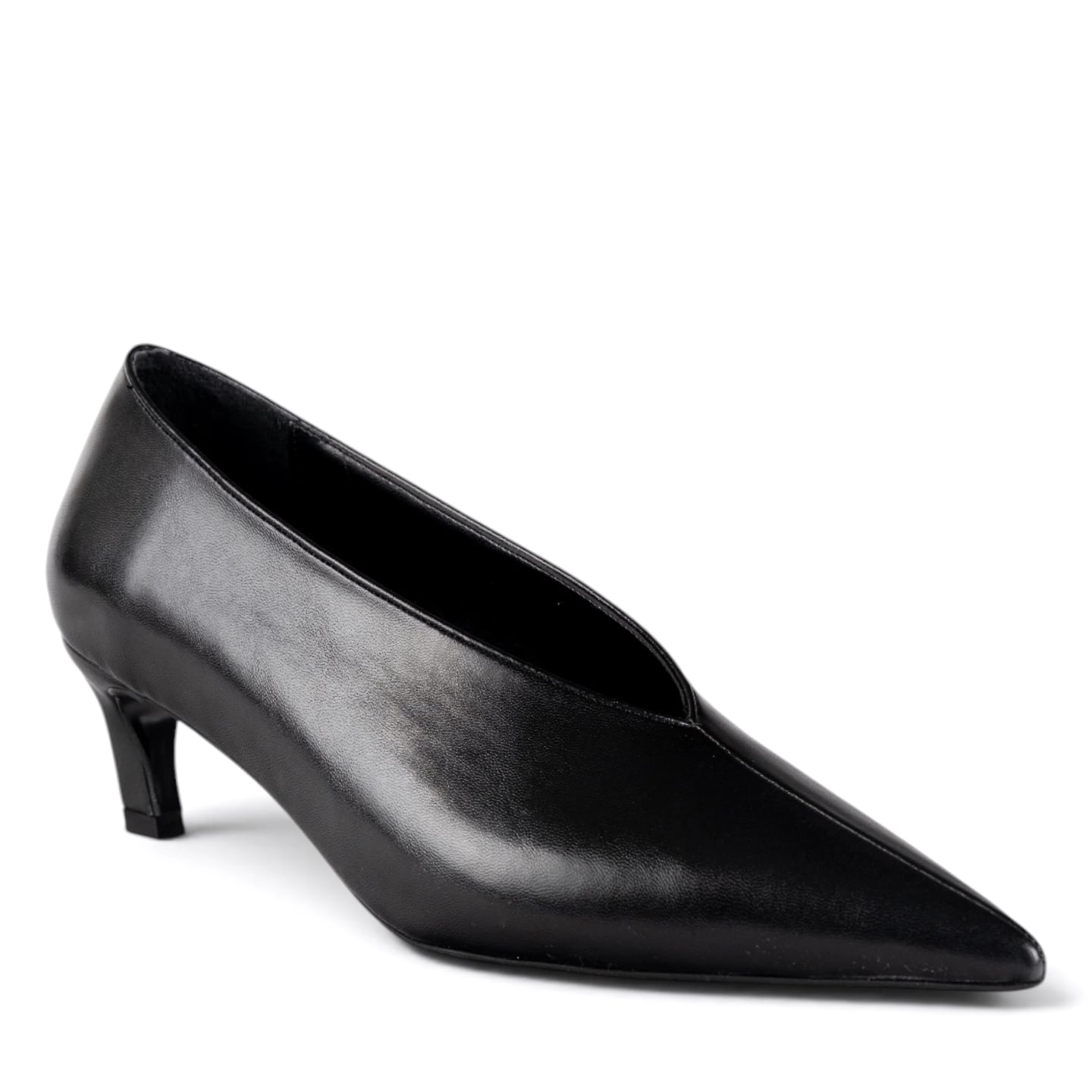 Kadın Stiletto - Siyah - Suni Deri Toptan Yeni Sezon - Renk: Siyah - Fotoğraf 2 / 6